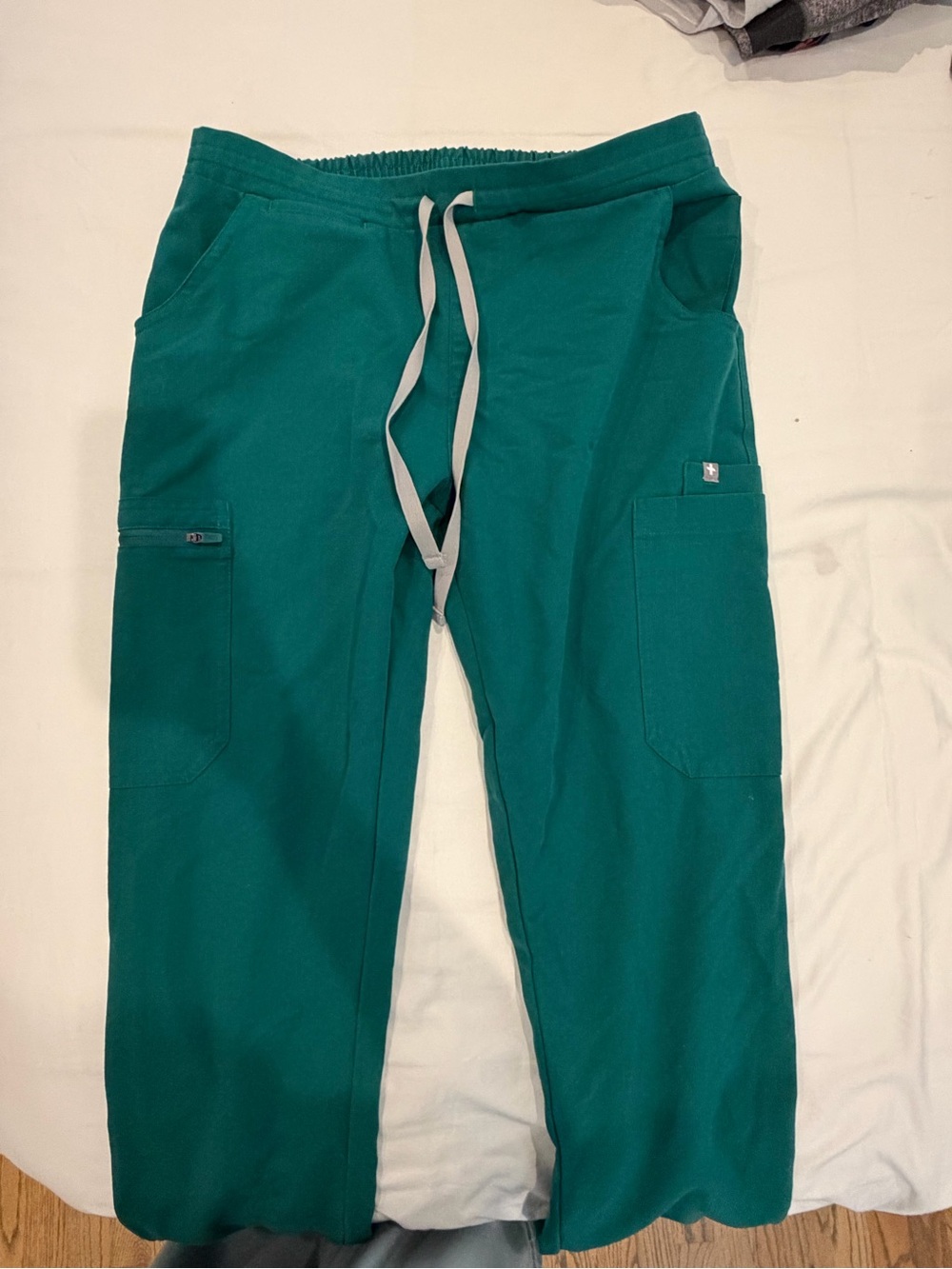 Figs Teal Green Scrub Pants